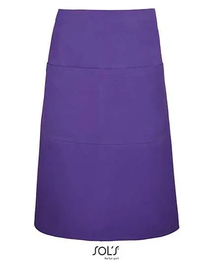 Medium Apron Greenwich - Dark Purple