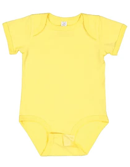 Infant Fine Jersey Short Sleeve Bodysuit - Butter