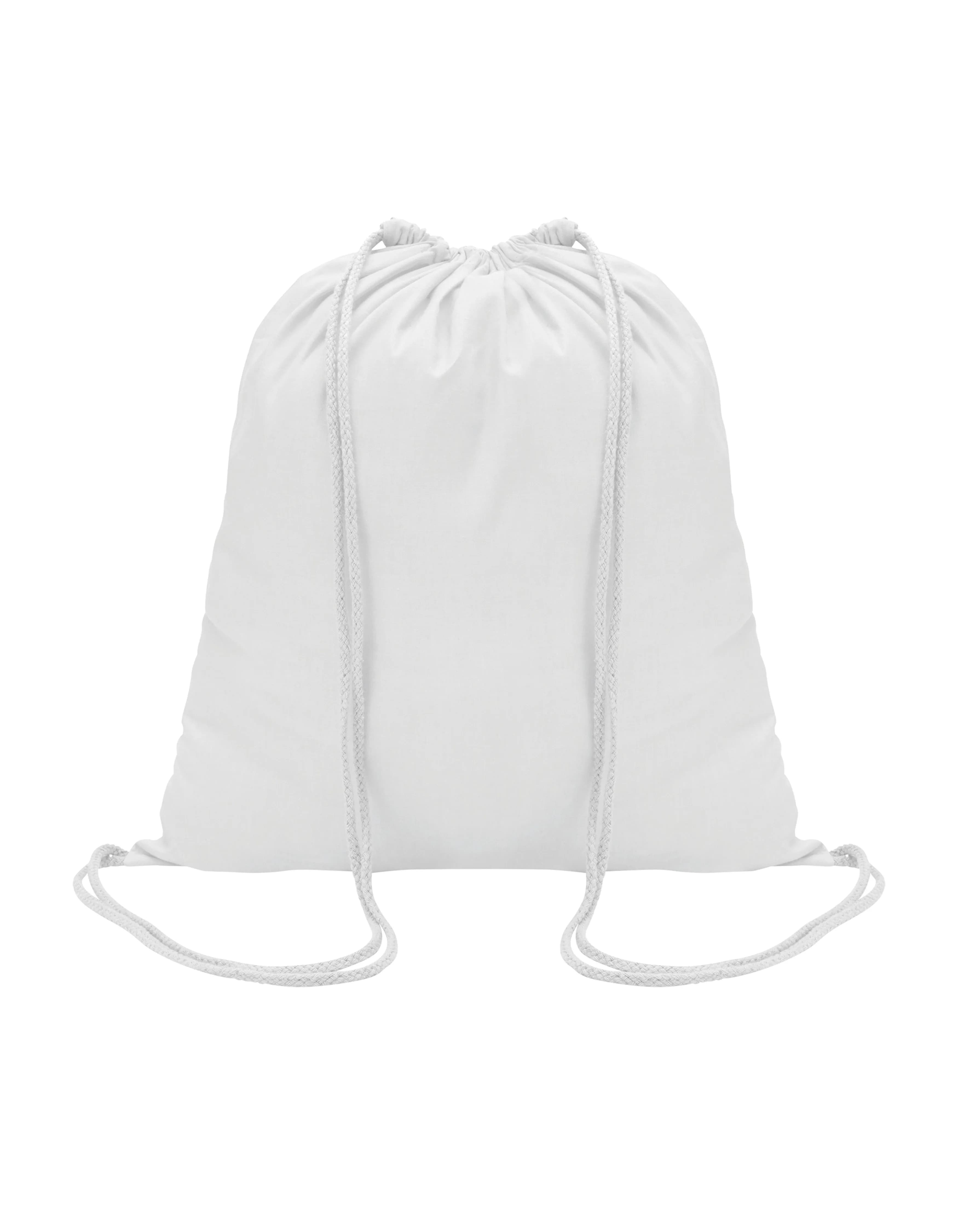 Drawstring Backpack Genova - White