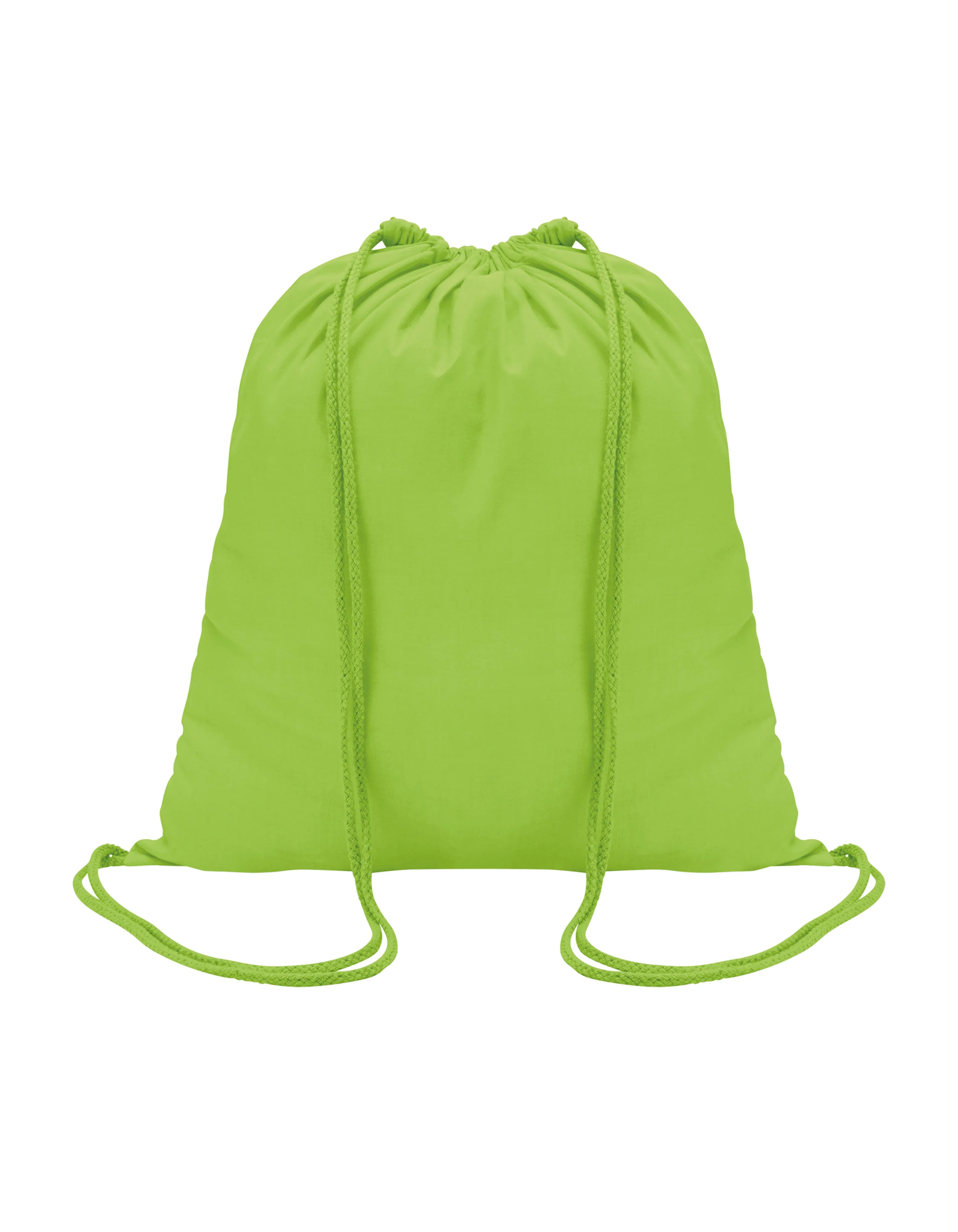 Drawstring Backpack Genova - Yellow Green