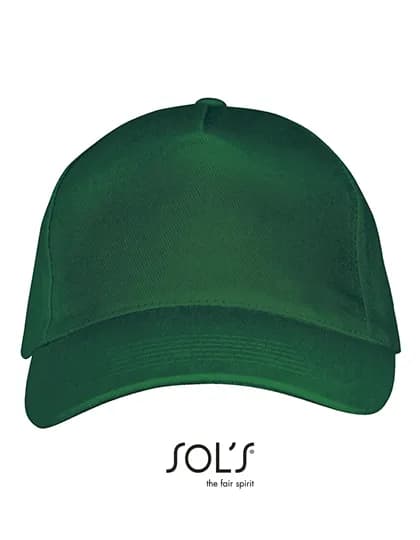 Five Panels Cap Long Beach - Bottle Green
