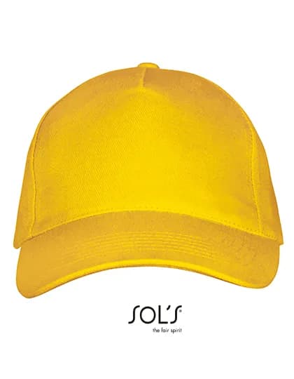 Five Panels Cap Long Beach - Gold
