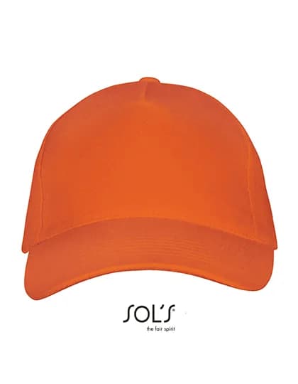 Five Panels Cap Long Beach - Orange
