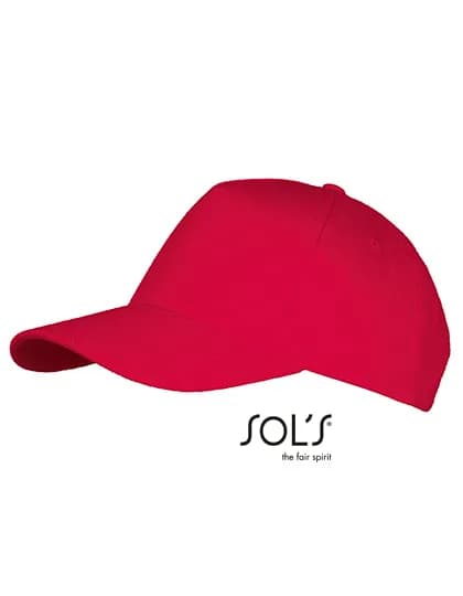 Five Panels Cap Long Beach - Red