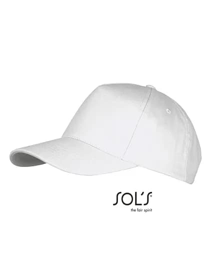 Five Panels Cap Long Beach - White