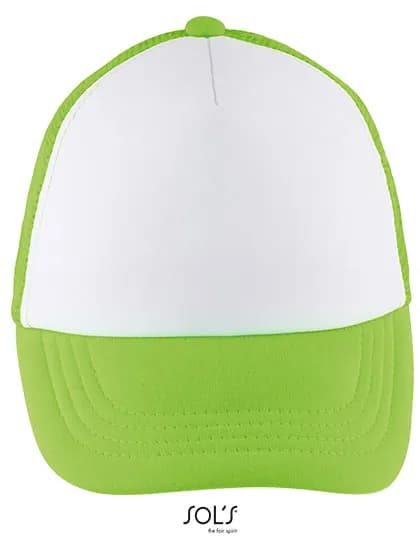 Kids´ Bubble Cap - White/Neon Green