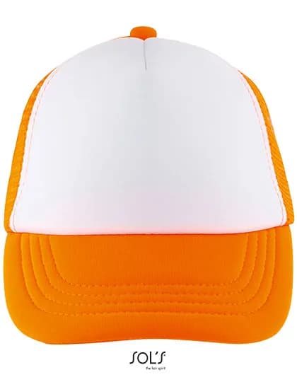 Kids´ Bubble Cap - White/Neon Orange