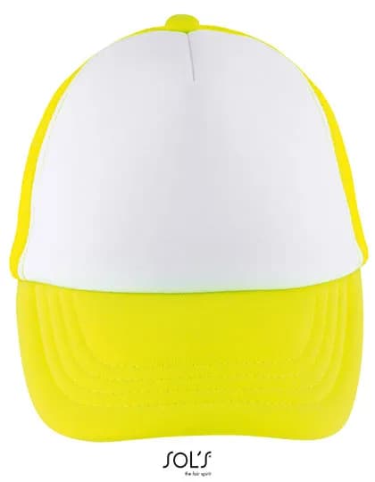 Kids´ Bubble Cap - White/Neon Yellow