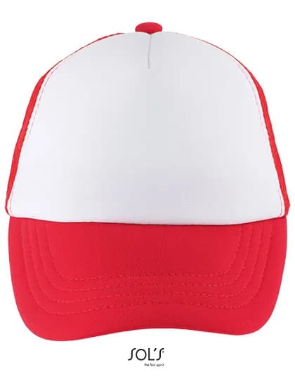 Kids´ Bubble Cap - White/Red