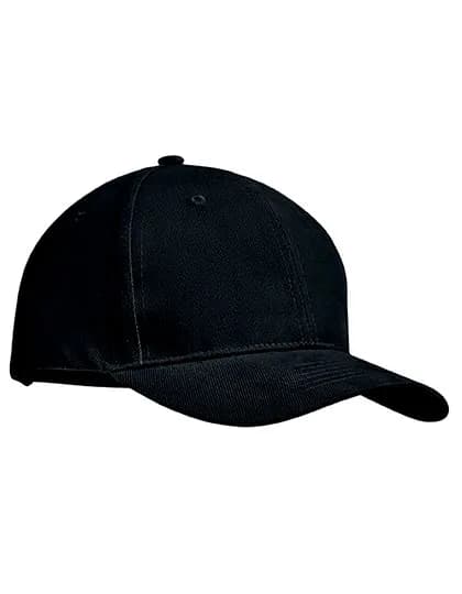 Six Panel Cap Tekapo - Black