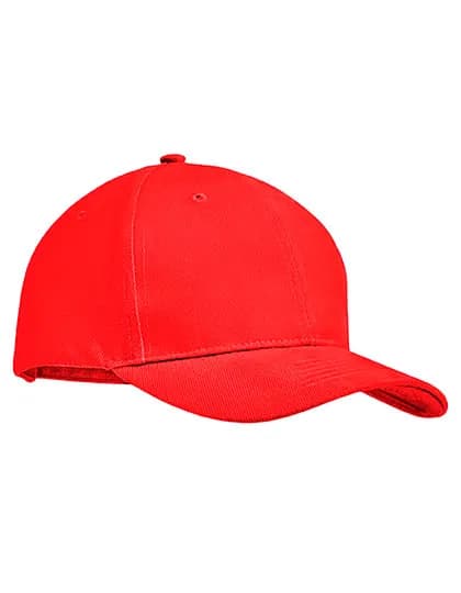 Six Panel Cap Tekapo - Bright Red