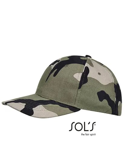 Six Panel Cap Buffalo - Camo