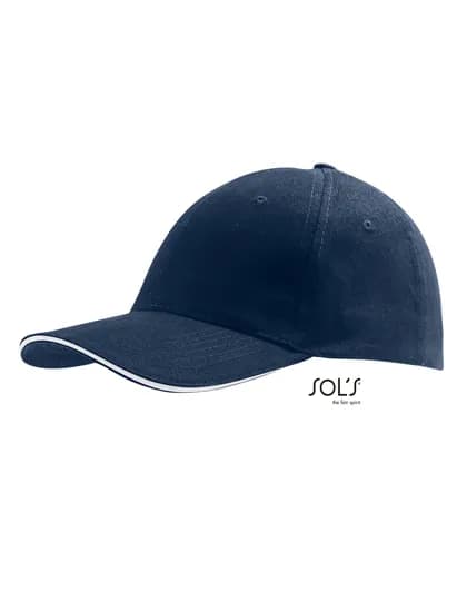 Six Panel Cap Buffalo - French Navy/White