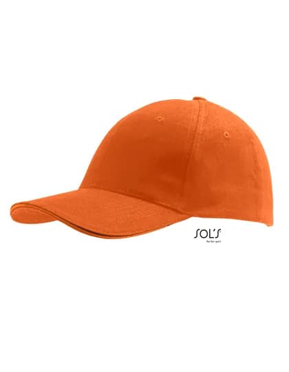 Six Panel Cap Buffalo - Orange