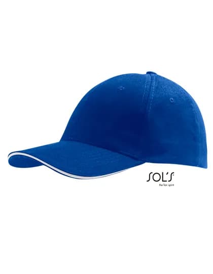 Six Panel Cap Buffalo - Royal Blue 241/White