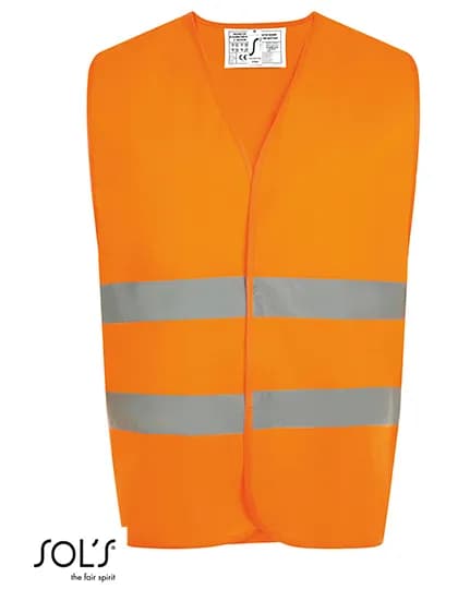 Unisex Secure Pro Safety Vest - Neon Orange