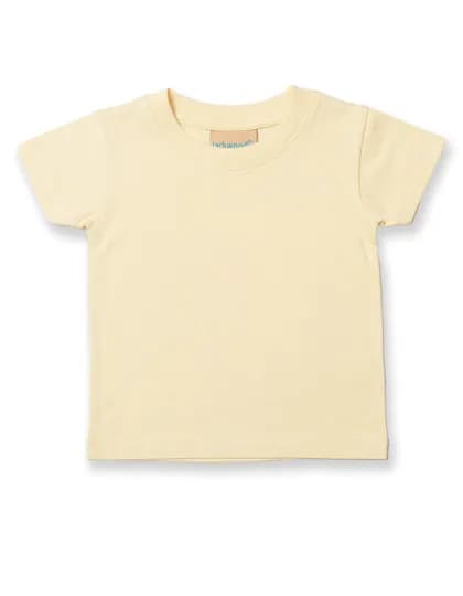 Baby-Kids Crew Neck T-Shirt - Pale Yellow