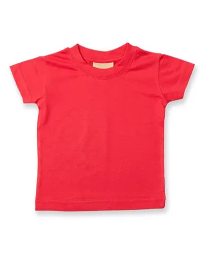 Baby-Kids Crew Neck T-Shirt - Red