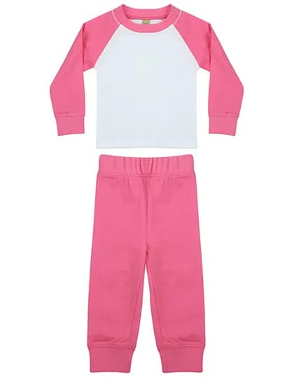 Childrens´ Pyjamas - Candyfloss Pink/White