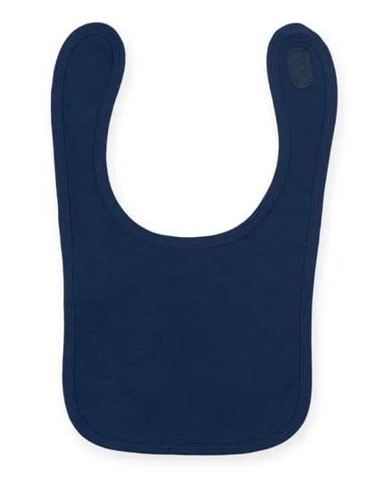 Plain And Contrast Bib - Navy