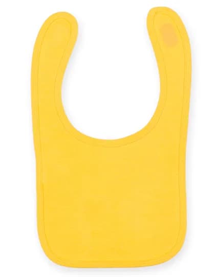 Plain And Contrast Bib - Sunflower