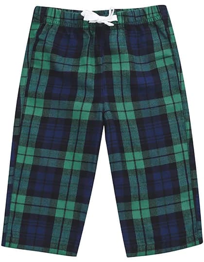 Baby Tartan Trousers - Navy-Green Check