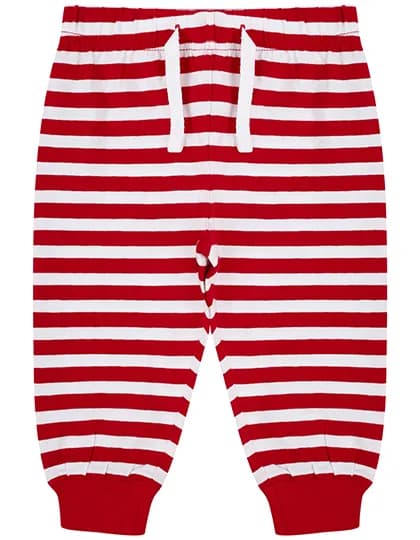 Baby Lounge Pants - Red/White Stripes