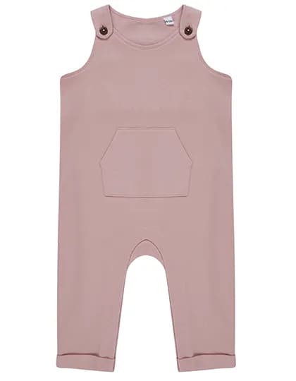 Organic Cotton Dungaree - Soft Pink