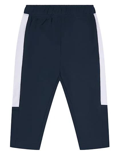 Kids Track Bottoms - Navy/White