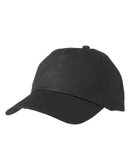 5 Panel Promo Cap - Black
