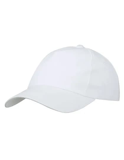 5 Panel Promo Cap - White