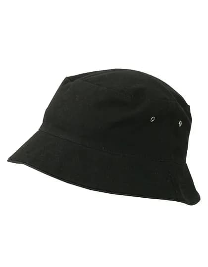 Fisherman Piping Hat - Black/Black