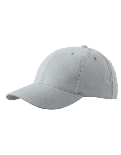 6-Panel Cap Laminated - Light Grey