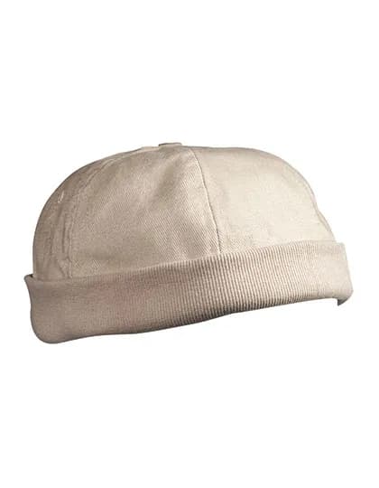 6 Panel Chef Cap - Light Khaki