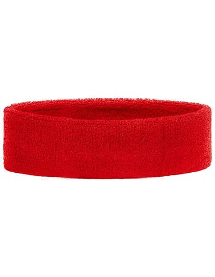 Terry Headband - Red