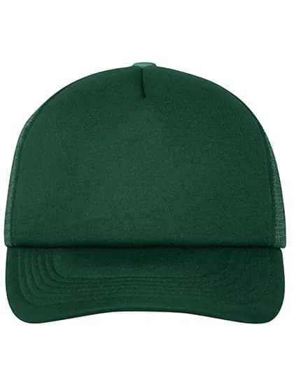 5-Panel Polyester Mesh Cap - Dark Green