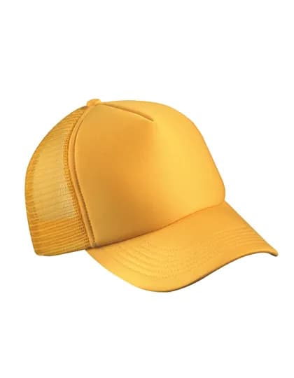 5-Panel Polyester Mesh Cap - Gold