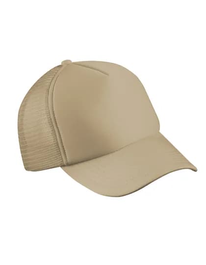 5-Panel Polyester Mesh Cap - Khaki