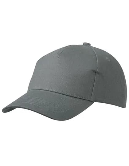 5 Panel Cap Heavy Cotton - Dark Grey
