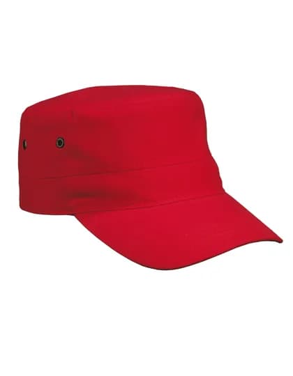 Military Cap - Red