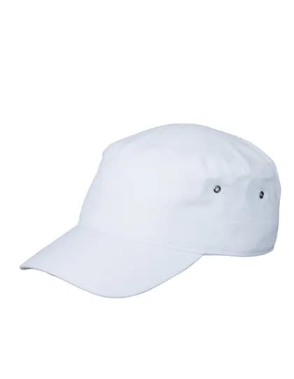 Military Cap - White