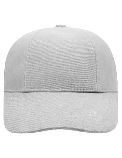 Turned 6 Panel Cap Laminated - Light Grey