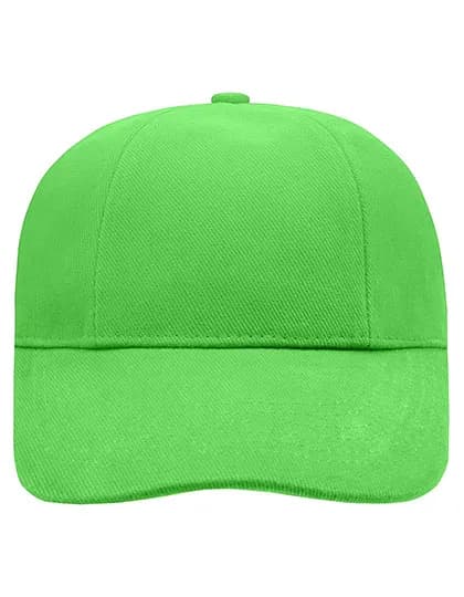 Turned 6 Panel Cap Laminated - Lime Green