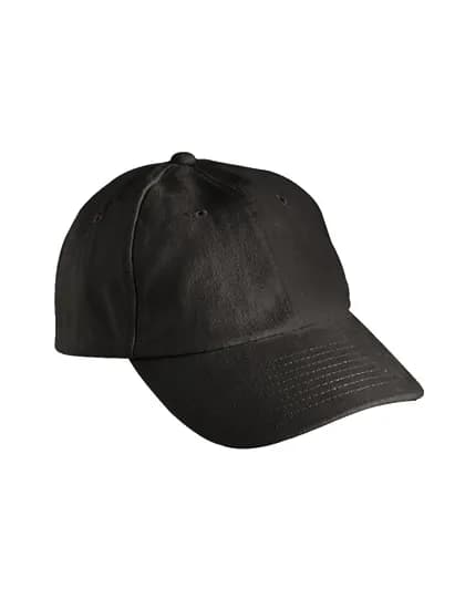 6-Panel Raver Cap - Black