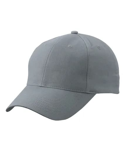 Brushed 6-Panel Cap - Grey