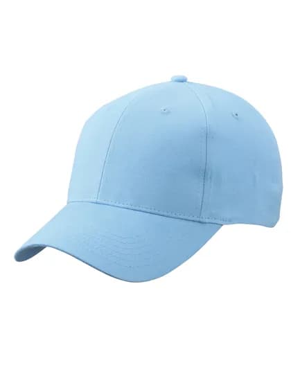 Brushed 6-Panel Cap - Light Blue