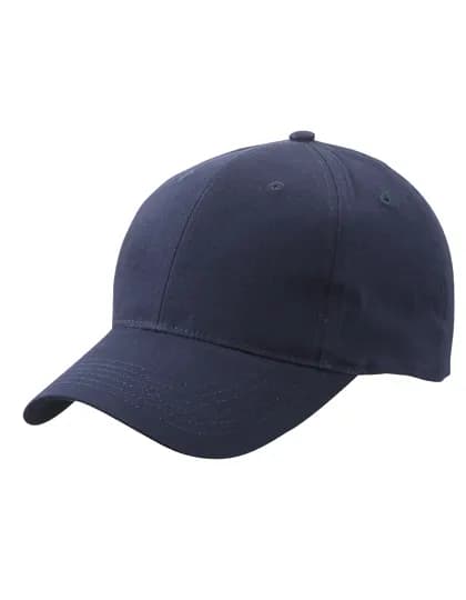 Brushed 6-Panel Cap - Navy