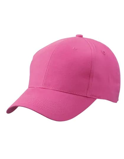Brushed 6-Panel Cap - Pink