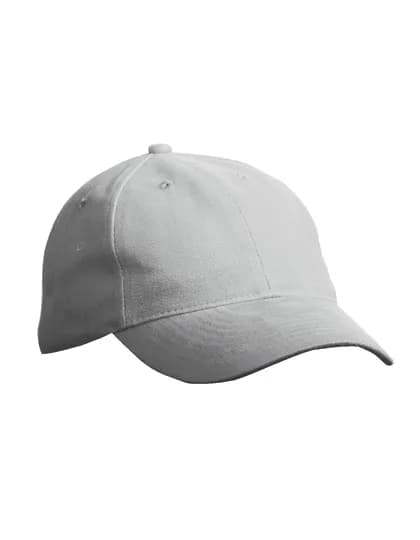 6 Panel Softlining Raver Cap - Light Grey