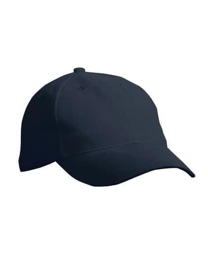 6 Panel Softlining Raver Cap - Navy